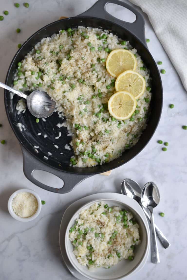 Serve the risotto as a side or a main dish