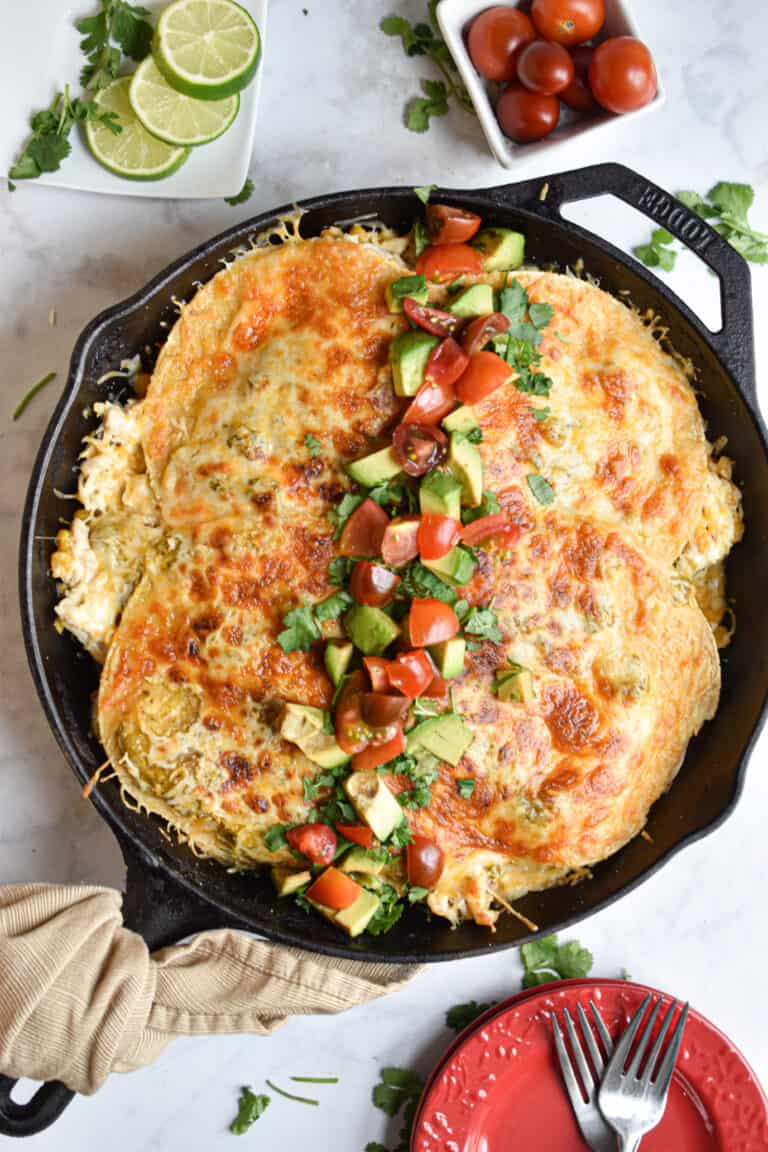 salsa verde chicken bake
