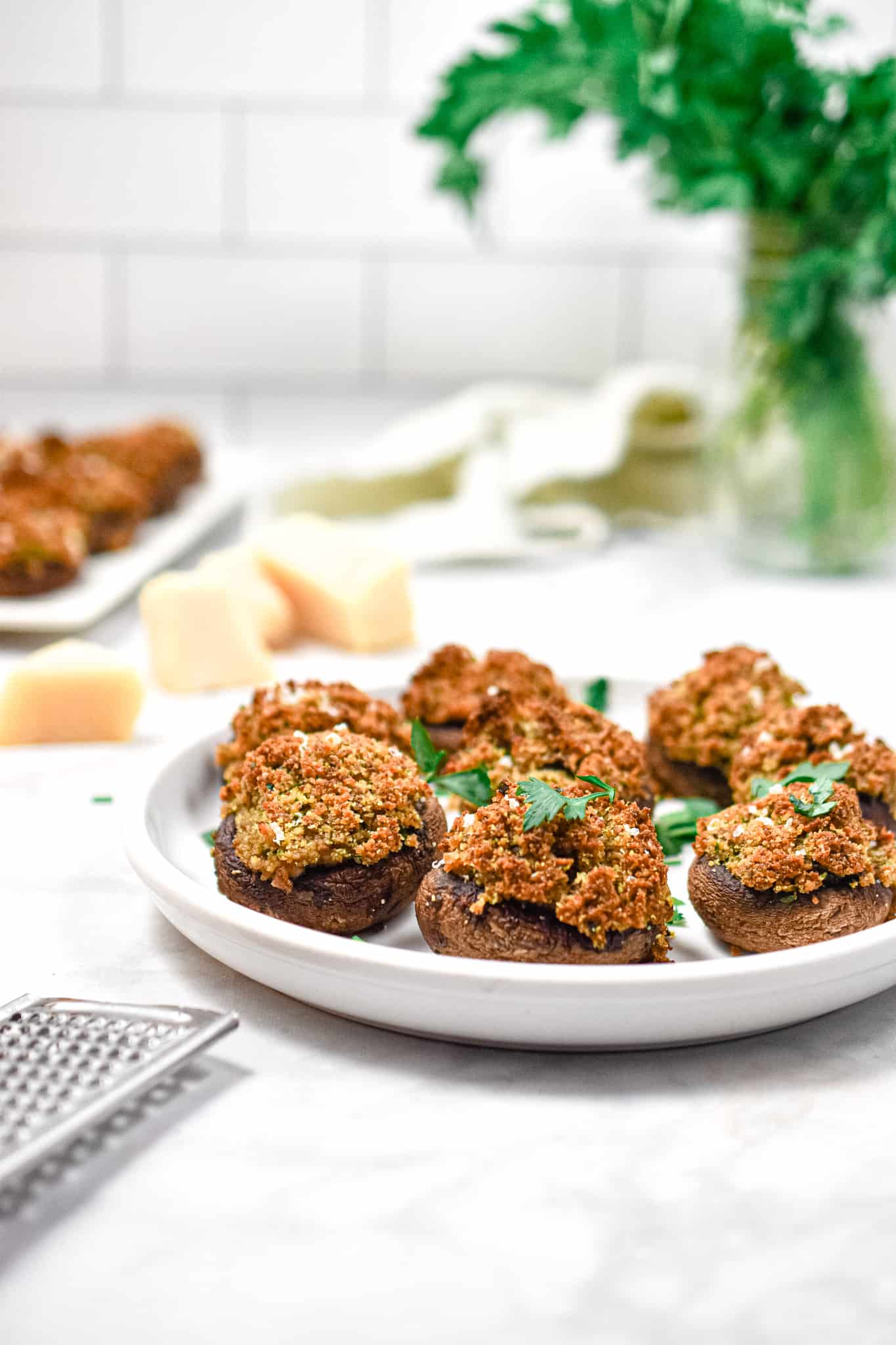 The Best Italian Stuffed Mushrooms - Lynn's Way of Life