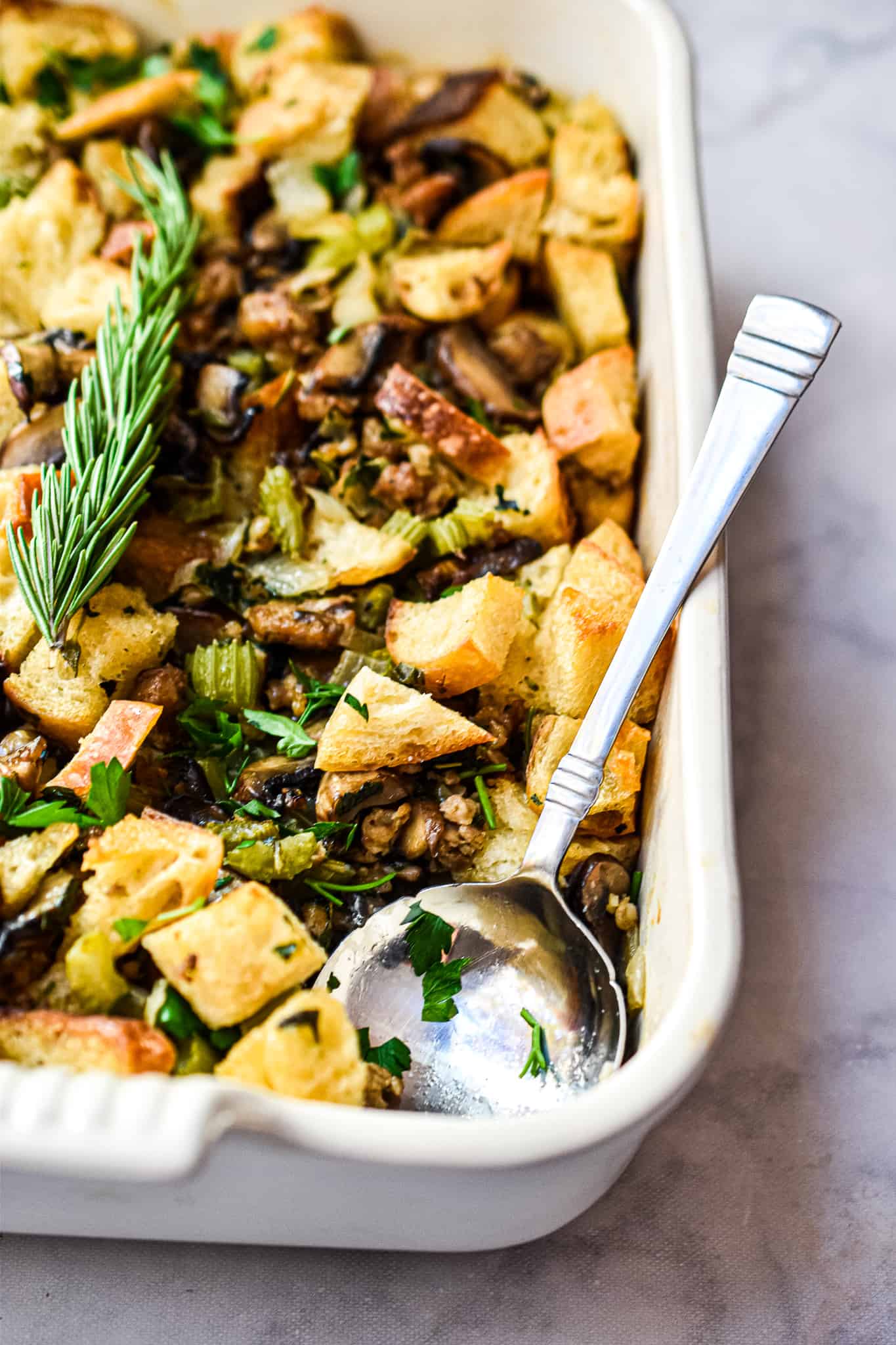 Homemade Sourdough Stuffing Recipe