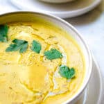 A close up of the Instant Pot Split Pea Soup