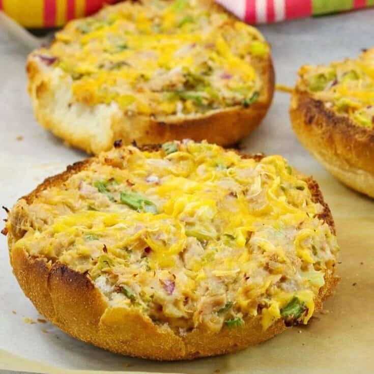 Image for Open Faced Tuna Melts | no mayo