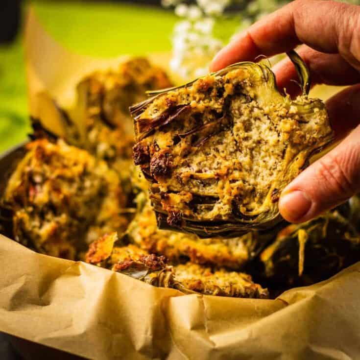 Image for Roasted Artichokes with Parmesan