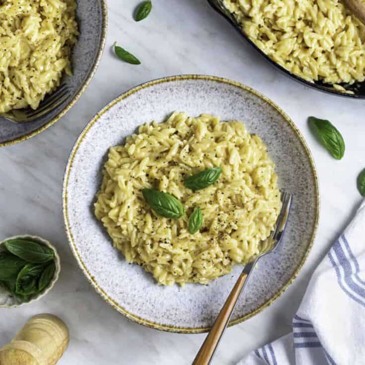 Image for Orzo Mac and Cheese (Creamy, Savory and Flavorful!)