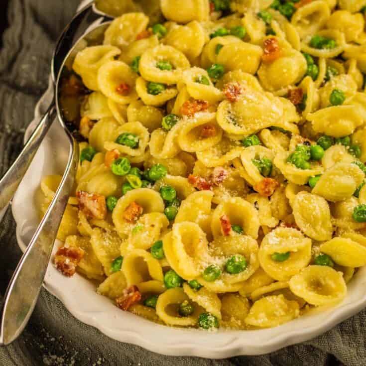 Image for Pasta with Pancetta and Peas