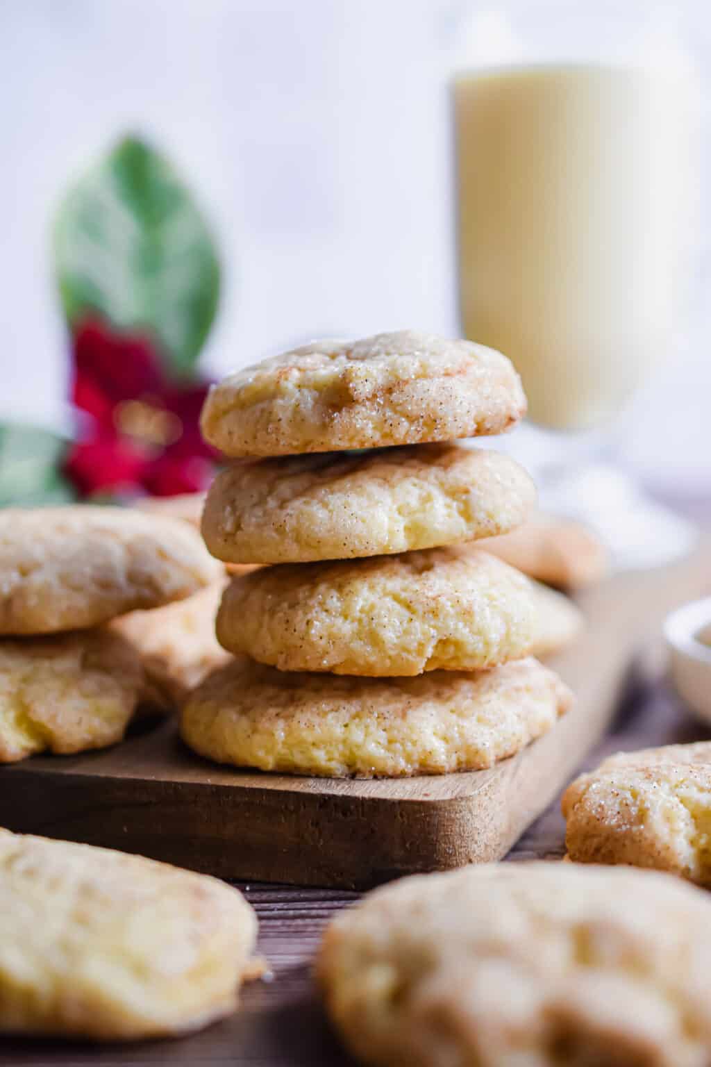 The Best Eggnog Snickerdoodle Cookies! Lynn's Way of Life