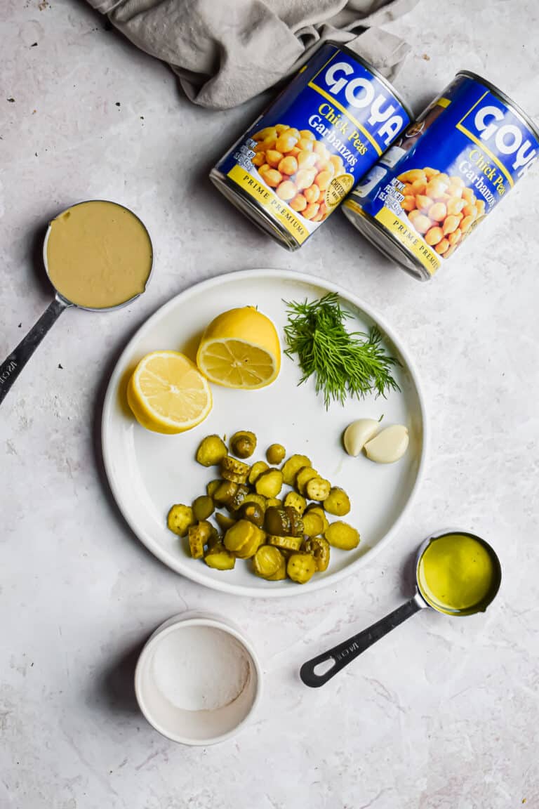 Creamy Dill Pickle Hummus Recipe Lynn's Way of Life