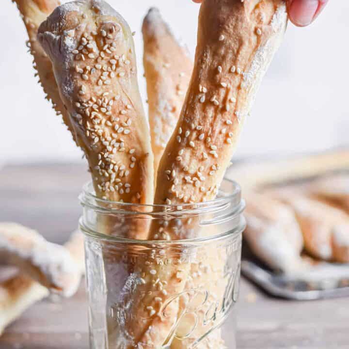 Simple Sourdough Breadsticks (No Yeast!) Lynn's Way of Life