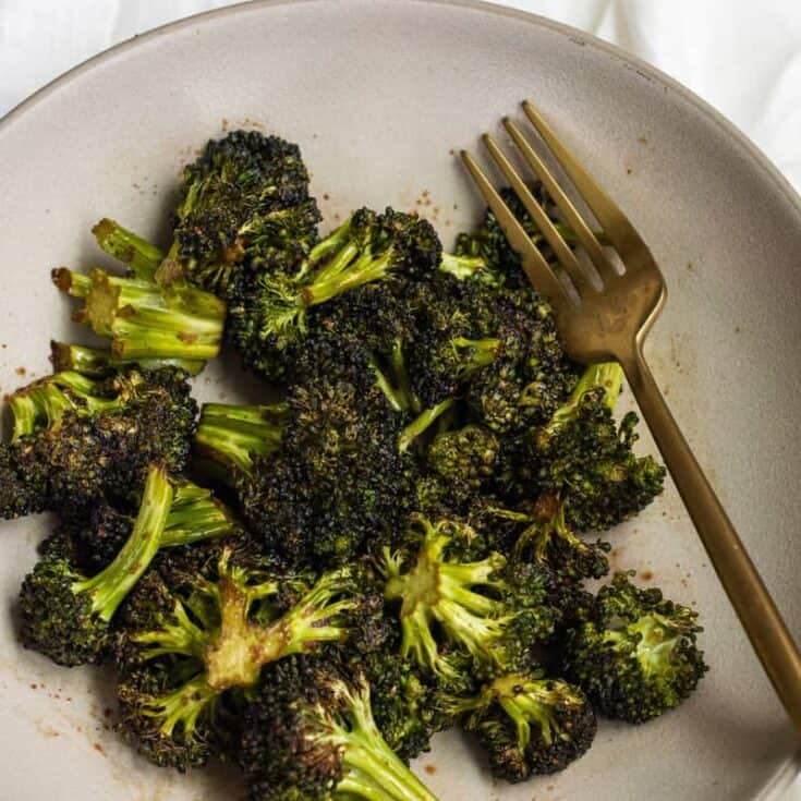 Image for Crispy Air Fried Balsamic Garlic Broccoli