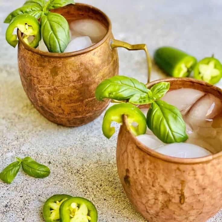 Image for Spicy Jalapeno Basil Moscow Mule