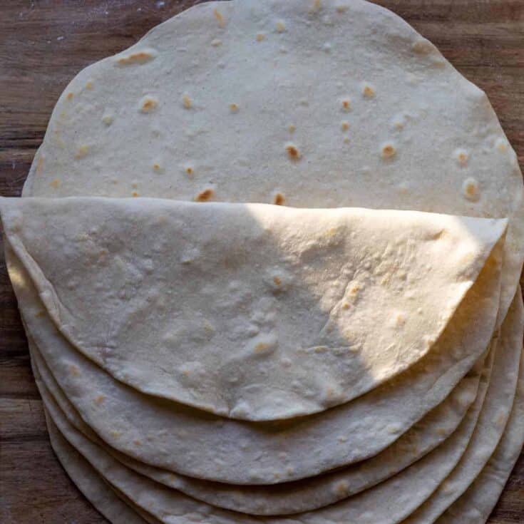 Image for Homemade Wheat Tortilla Bread