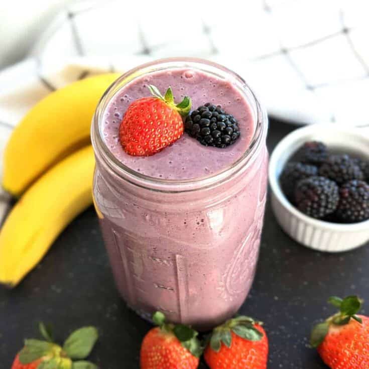 Image for Blackberry Strawberry Banana Smoothie