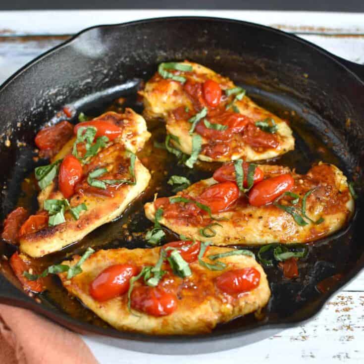 Image for Pan seared Chicken Breasts with Tomatoes
