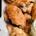 One wing section is shown on the platter.