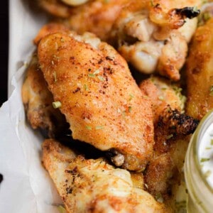 One wing section is shown on the platter.