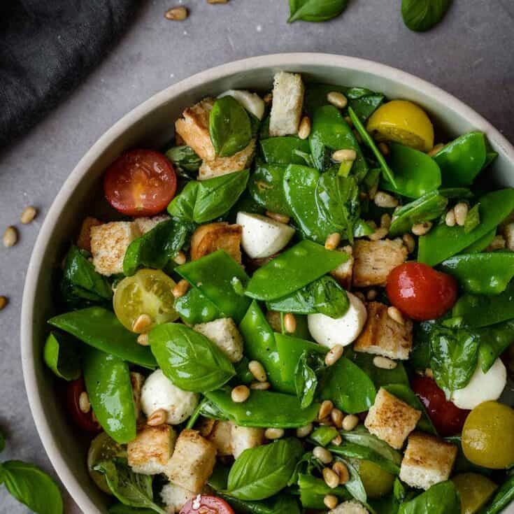 Image for Snow Pea Salad (Italian-Style)