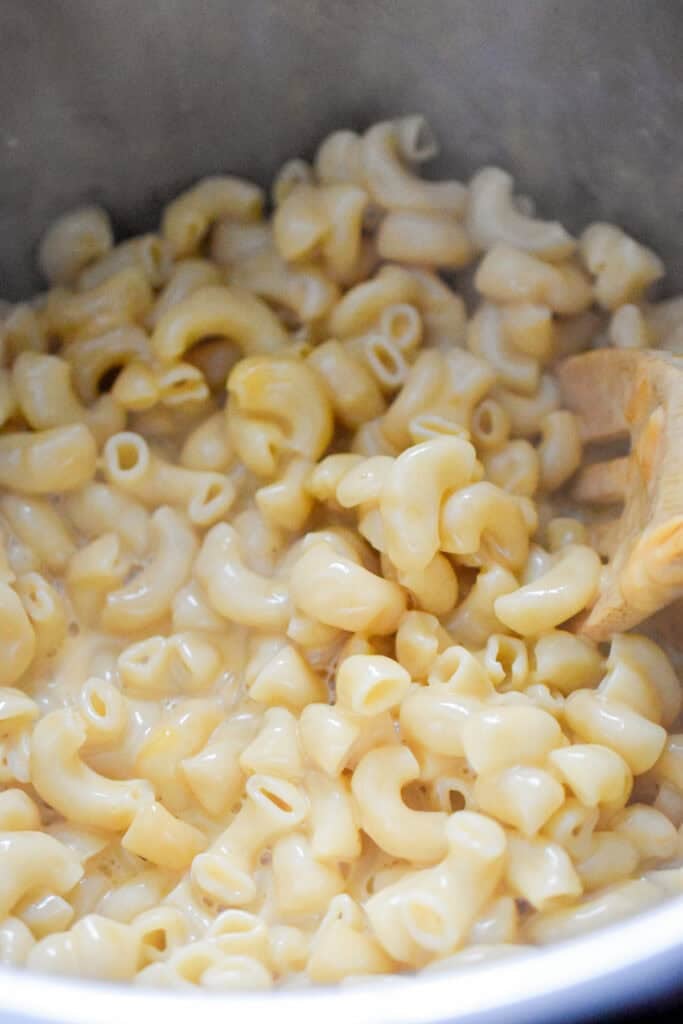 All of the ingredients are mixed together.