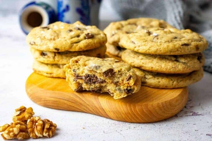 Image for Sourdough Banana Bread Cookies with Walnuts and Chocolate Chips
